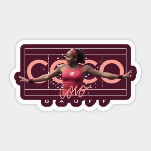 Gauff Sticker